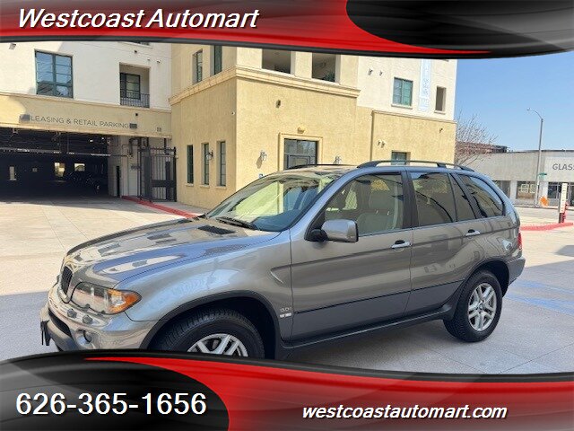 Titanium Silver Metallic 2005 BMW X5 3.0i AWD SUV / Crossover All-Wheel Drive 6-Speed Manual