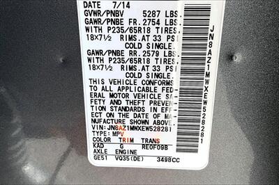 2014 Nissan Murano SL   - Photo 36 - Rock Springs, WY 82901