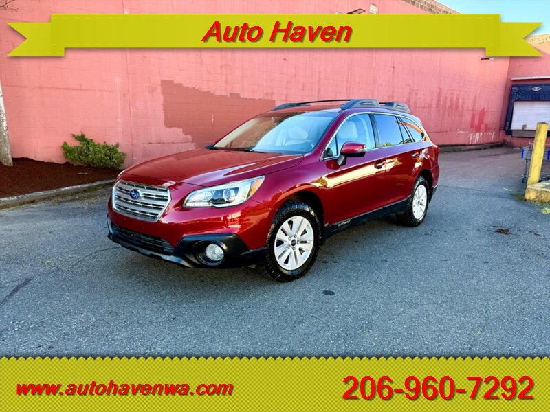 Venetian Red Pearl 2017 Subaru Outback 2.5i Premium AWD Wagon All-Wheel Drive Automatic
