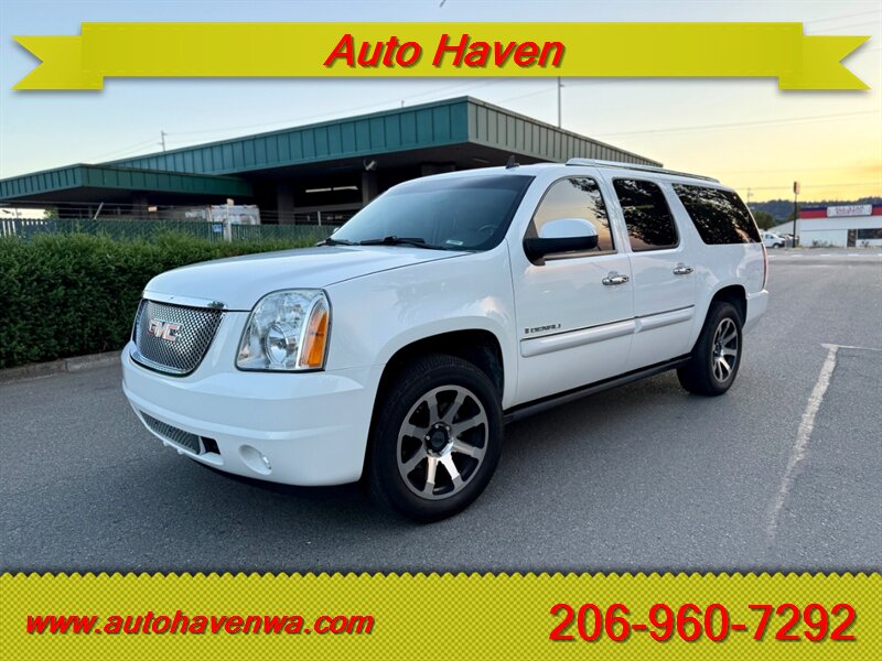 Summit White 2008 GMC Yukon XL Denali AWD SUV / Crossover All-Wheel Drive Automatic