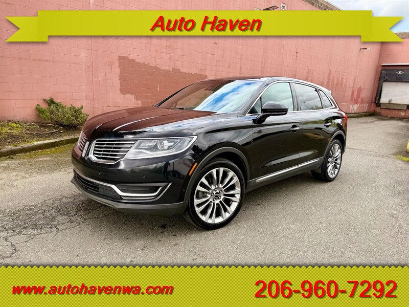 Black Velvet 2016 Lincoln MKX Reserve AWD SUV / Crossover All-Wheel Drive Automatic