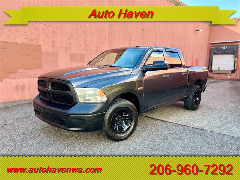 Black 2017 RAM 1500 ST Crew Cab 4WD Pickup Truck Automatic