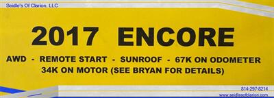 2017 Buick Encore Preferred II   - Photo 18 - Clarion, PA 16214