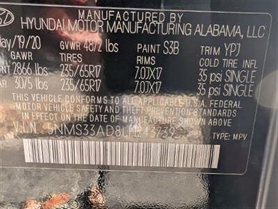 2020 Hyundai SANTA FE SEL   - Photo 30 - Knoxville, TN 37919