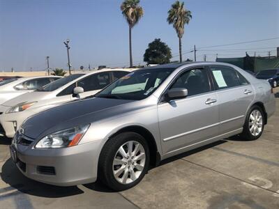 2007 Honda Accord EX-L V-6  LEATHER Sedan