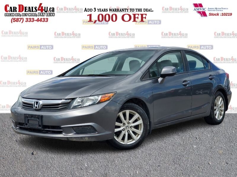 2012 Honda Civic EX - Photo 1 - Calgary, AB T2B 2Y9