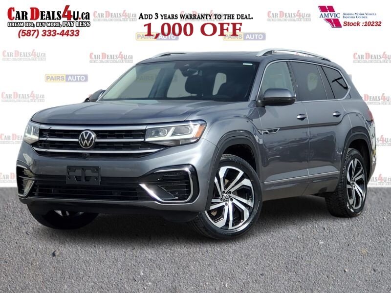 2021 Volkswagen Atlas V6 SEL Premium R-Line 4Motion - Photo 1 - Calgary, AB T2B 2Y9