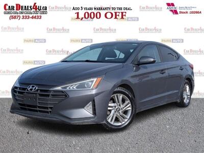 2019 Hyundai ELANTRA SE Sedan