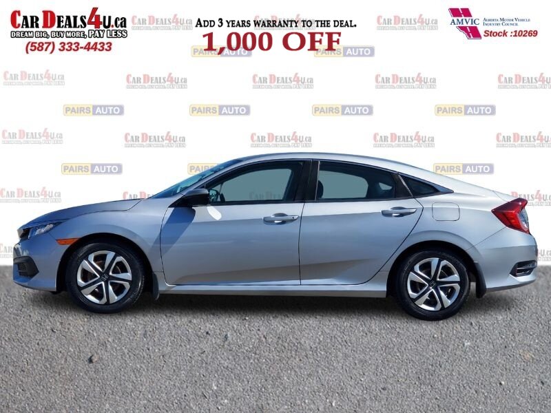2017 Honda Civic LX II 3 Months Warranty Included  