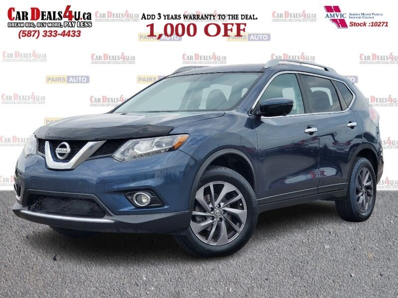 Arctic Blue Metallic 2016 Nissan Rogue SUV / Crossover All-Wheel Drive Automatic