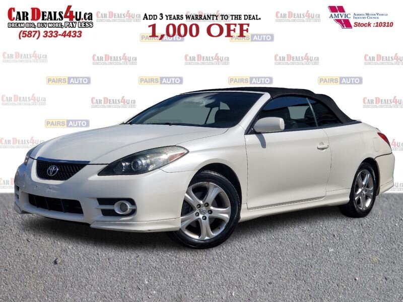 Black 2008 Toyota Camry Solara Coupe Front-Wheel Drive 5-Speed Automatic