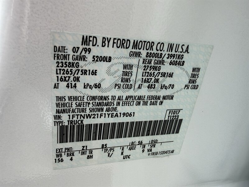 2000 Ford F-250 Super Duty LARIAT - Photo 26 - Nashville, TN 37210