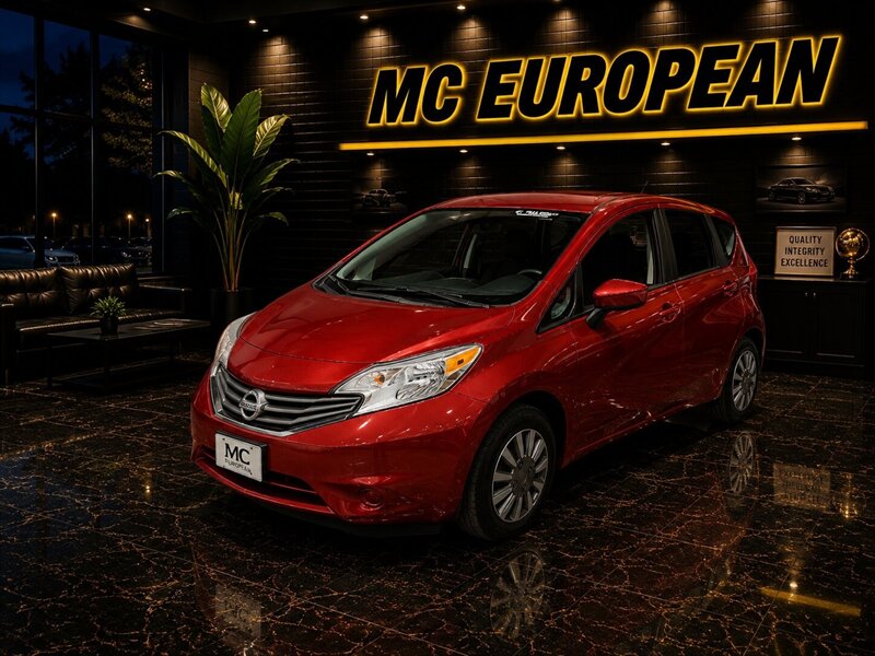 Red 2015 Nissan Versa Note Hatchback Front-Wheel Drive Automatic