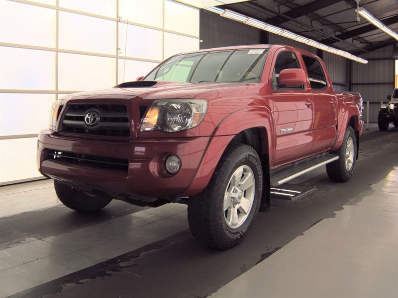 Red 2009 Toyota Tacoma PreRunner Double Cab V6 Pickup Truck 4X2 Automatic