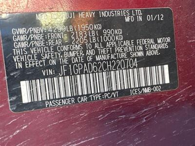 2012 Subaru Impreza 2.0i Premium   - Photo 12 - Wylie, TX 75098