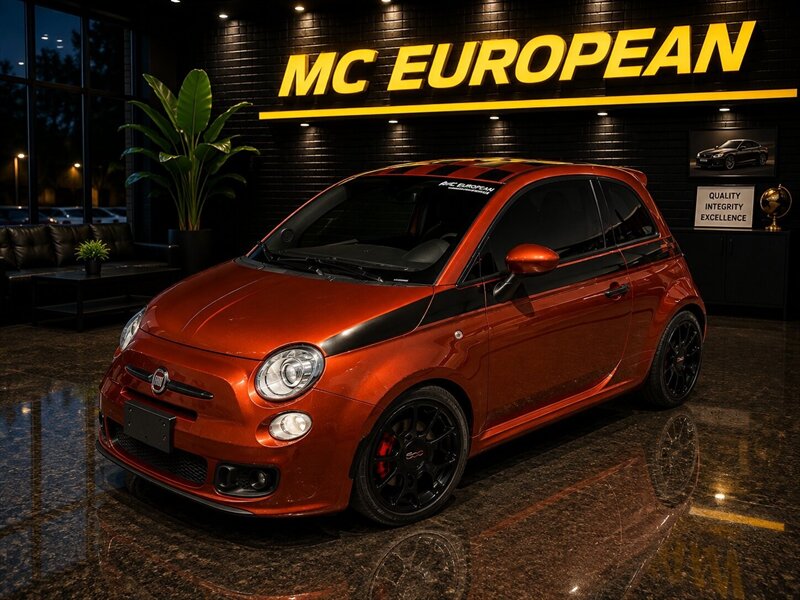 Rosso Brillante 2014 FIAT 500 Hatchback Front-Wheel Drive 5-Speed Manual