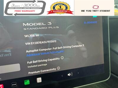 2020 Tesla Model 3 Standard Range Plus FULL FSD !   - Photo 4 - Wylie, TX 75098