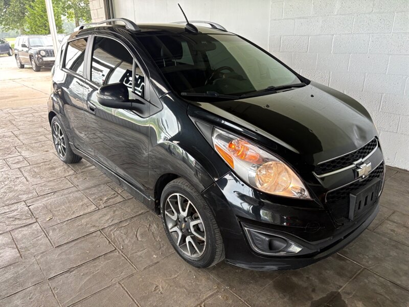 Black Granite Metallic 2015 Chevrolet Spark Hatchback Front-Wheel Drive Automatic