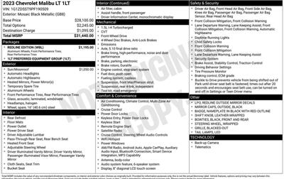 2023 Chevrolet Malibu LT   - Photo 5 - Winston Salem, NC 27106