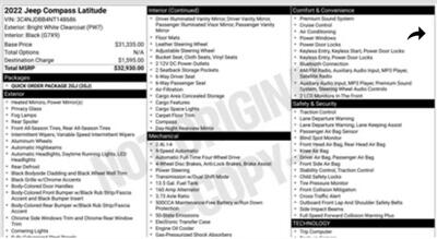 2022 Jeep Compass Latitude SUV