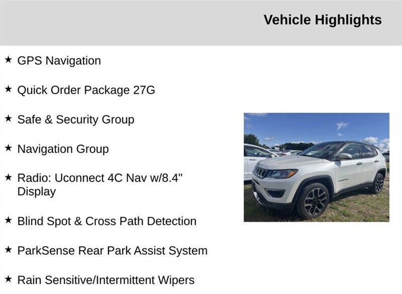 2018 Jeep Compass Limited  