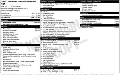 1999 Chevrolet Corvette   - Photo 4 - Winston Salem, NC 27106