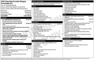 2023 Chevrolet Corvette Stingray - Photo 3 - Winston Salem, NC 27106