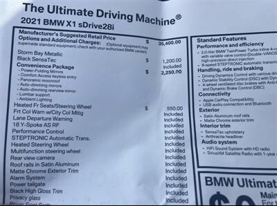 2021 BMW X1 sDrive28i   - Photo 28 - Winston Salem, NC 27106