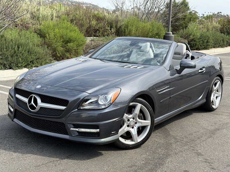 Gray (designo Graphite) 2012 Mercedes-Benz SLK 350 Convertible Rear-Wheel Drive Automatic