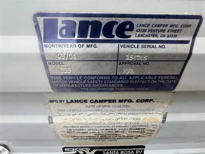 2004 Lance 835 Lancelite   - Photo 14 - Albuquerque, NM 87108