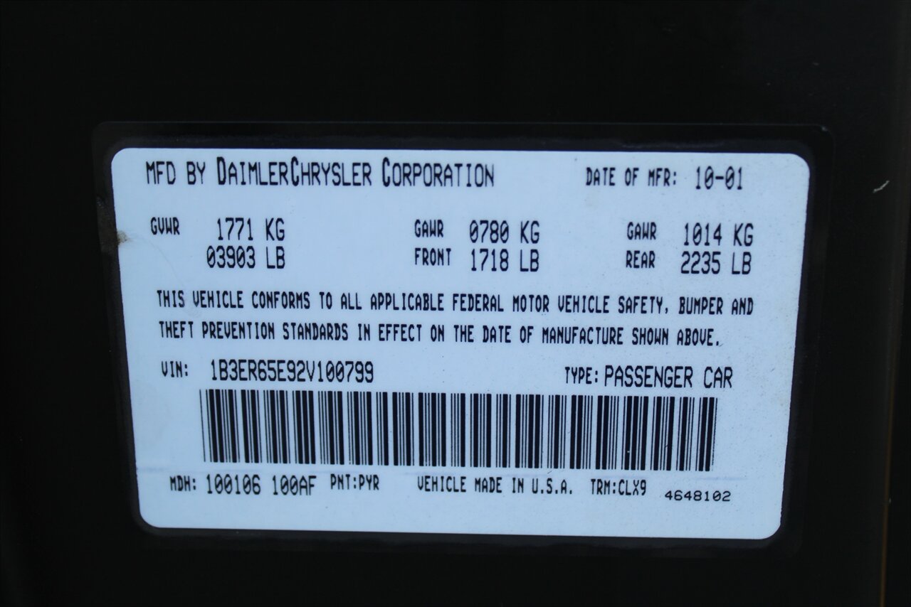 2002 Dodge Viper RT/10 - Photo 33 - Stuart, FL 34997