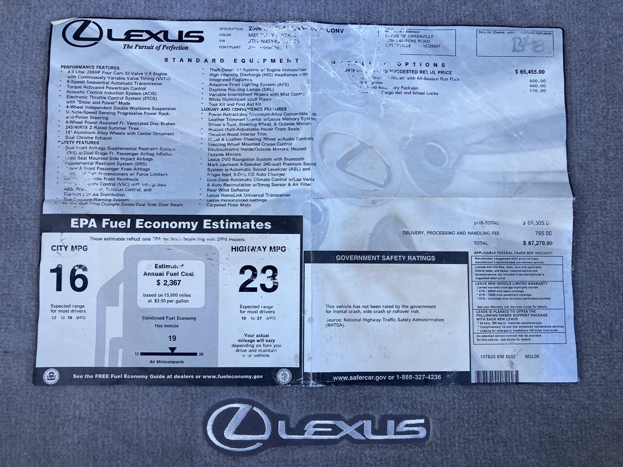 2008 Lexus SC 430 - Photo 35 - Stuart, FL 34997