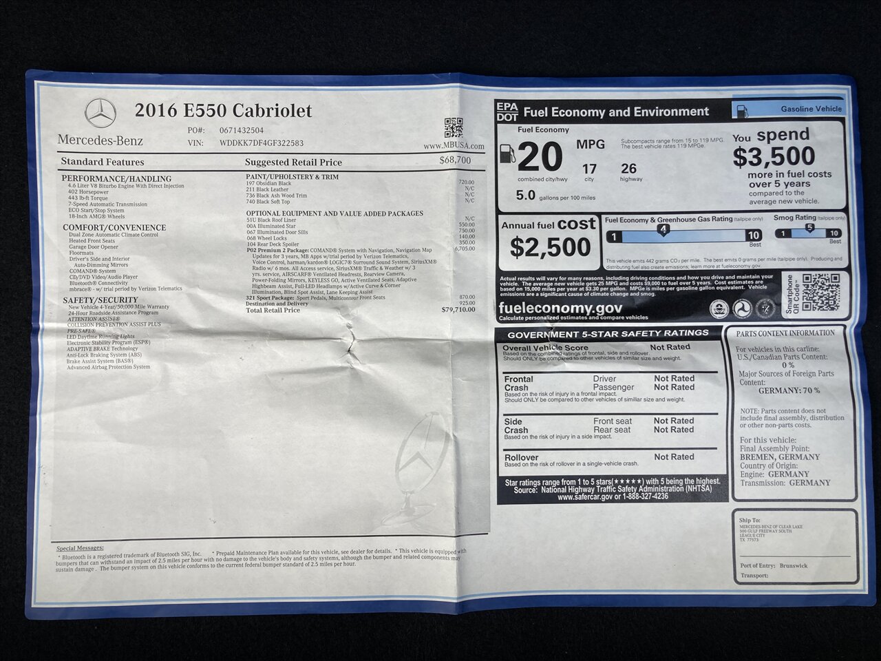 2016 Mercedes-Benz E 550   - Photo 35 - Stuart, FL 34997