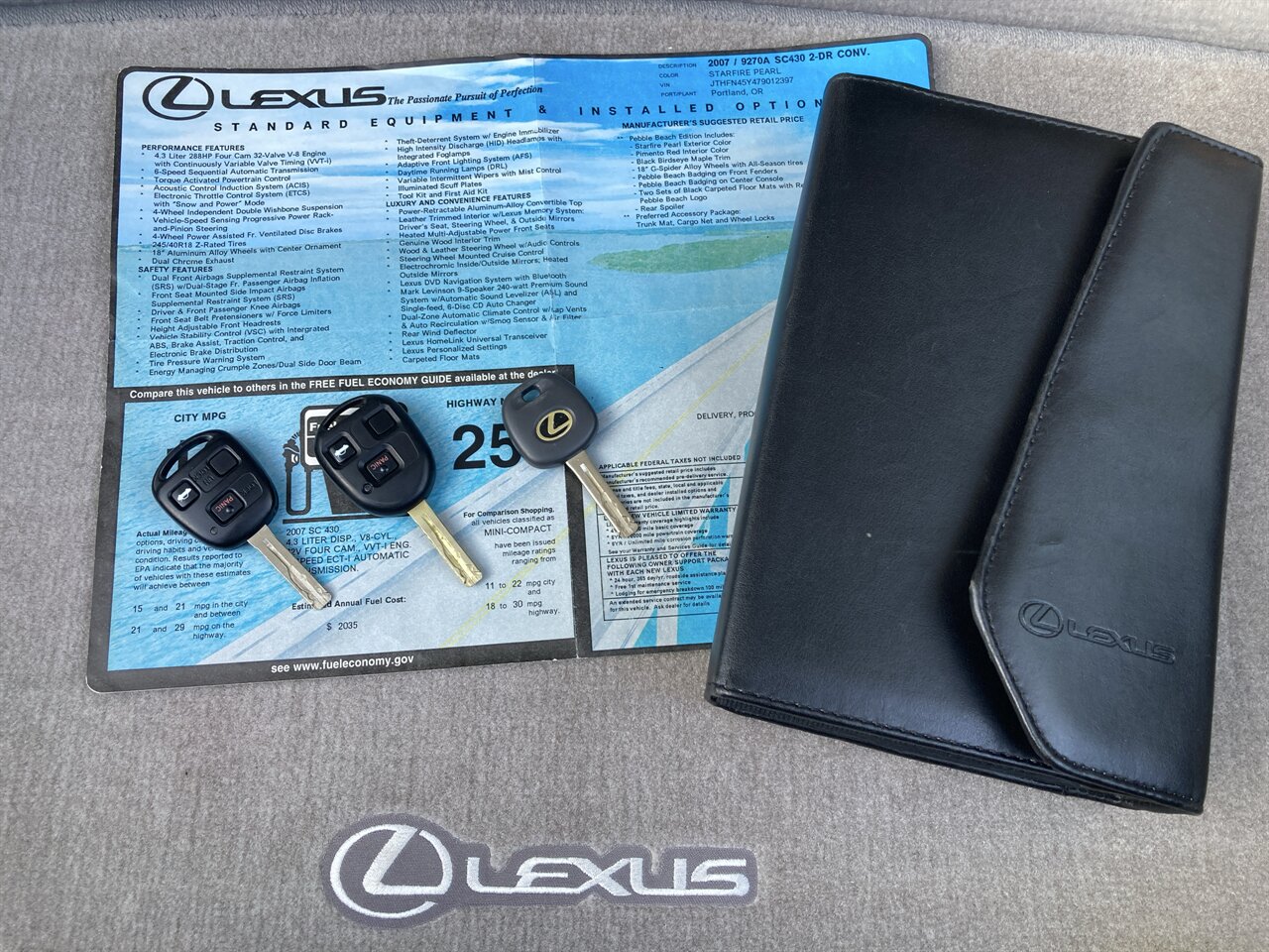 2007 Lexus SC 430 Pebble Beach Edition   - Photo 36 - Stuart, FL 34997