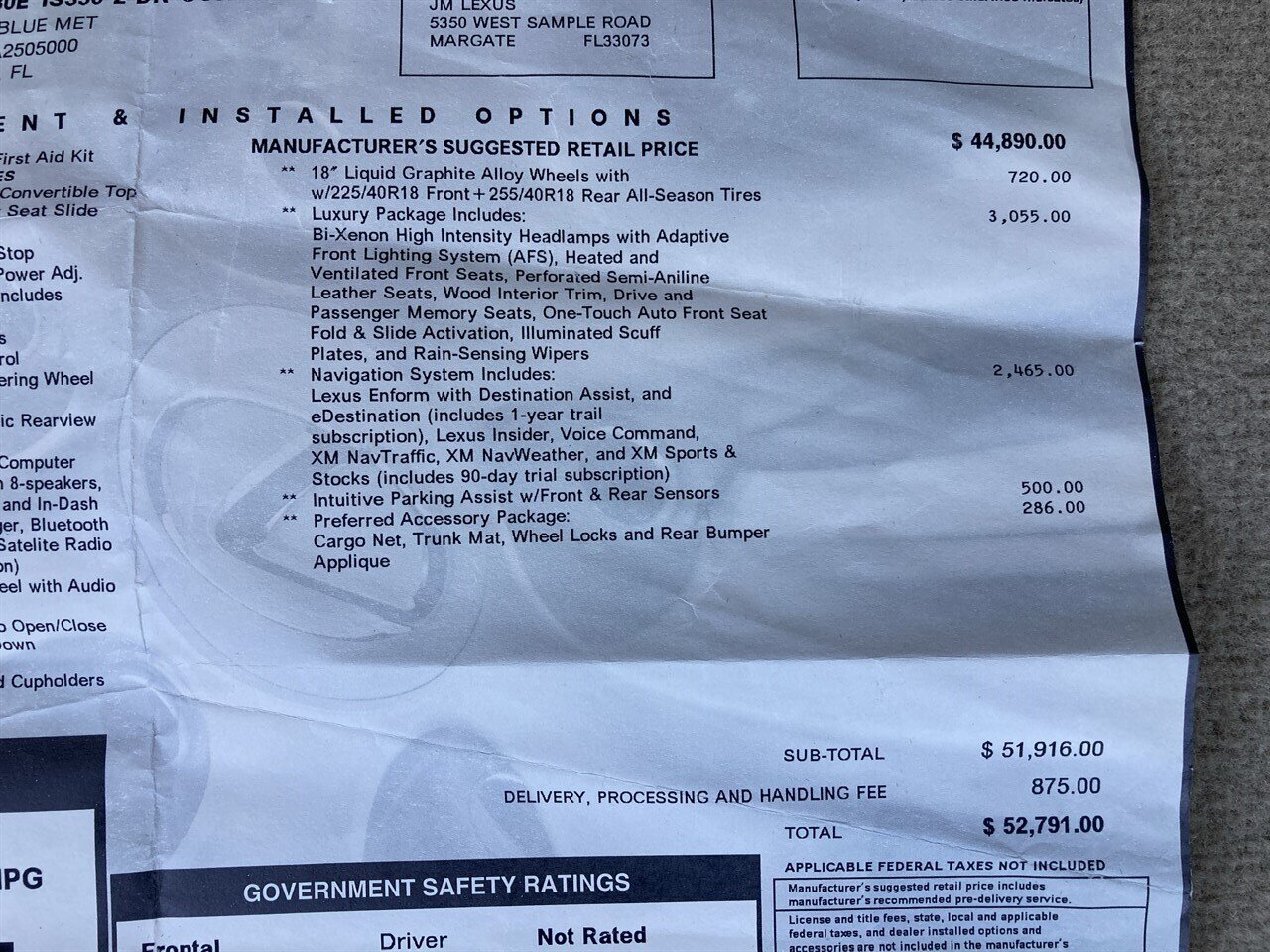 2010 Lexus IS 350C   - Photo 32 - Stuart, FL 34997