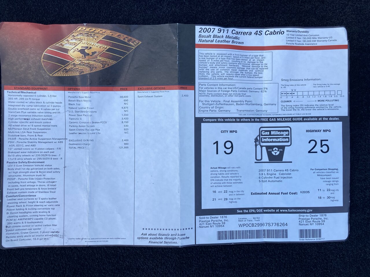 2007 Porsche 911 Carrera 4S   - Photo 32 - Stuart, FL 34997
