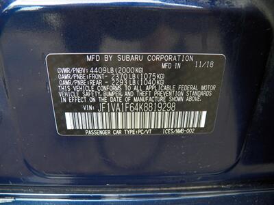 2019 Subaru WRX Premium  AWD - Photo 27 - Mishawaka, IN 46545