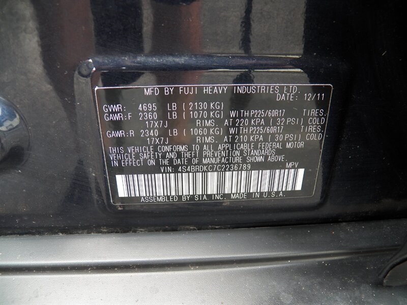 2012 Subaru Outback 3.6R Limited AWD - Photo 22 - Mishawaka, IN 46545