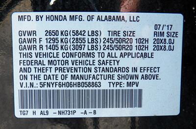 2017 Honda Pilot Elite  AWD - Photo 42 - Mishawaka, IN 46545