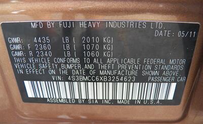 2011 Subaru Legacy 2.5i Premium  AWD - Photo 20 - Mishawaka, IN 46545