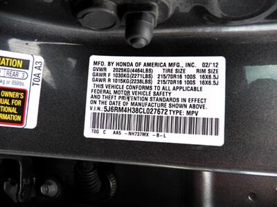 2012 Honda CR-V LX  AWD - Photo 33 - Mishawaka, IN 46545