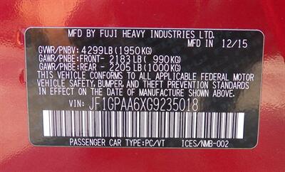2016 Subaru Impreza 2.0i  AWD - Photo 34 - Mishawaka, IN 46545