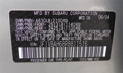 2024 Subaru WRX Premium  AWD - Photo 32 - Mishawaka, IN 46545