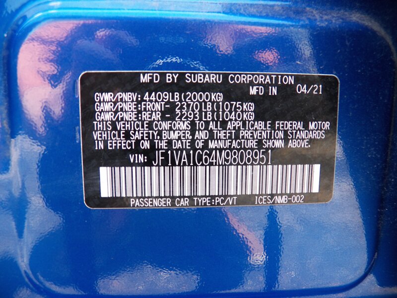 2021 Subaru WRX Premium AWD - Photo 22 - Mishawaka, IN 46545
