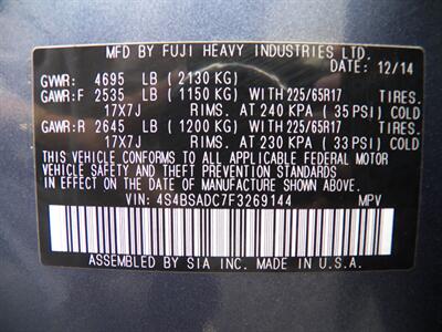 2015 Subaru Outback 2.5i Premium AWD - Photo 26 - Mishawaka, IN 46545