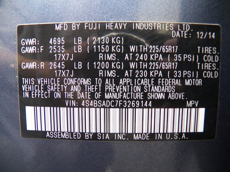 2015 Subaru Outback 2.5i Premium AWD - Photo 26 - Mishawaka, IN 46545