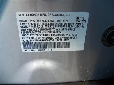 2019 Honda Pilot Touring w/Rear Captain's  AWD - Photo 32 - Mishawaka, IN 46545