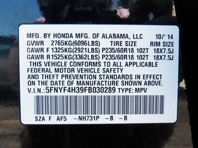 2015 Honda Pilot SE  AWD - Photo 38 - Mishawaka, IN 46545