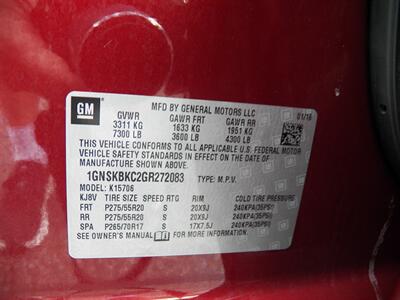 2016 Chevrolet Tahoe LT 4x4 - Photo 26 - Mishawaka, IN 46545