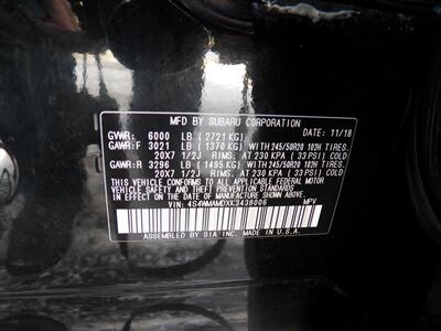 2019 Subaru Ascent Limited 7-Passenger  AWD - Photo 28 - Mishawaka, IN 46545